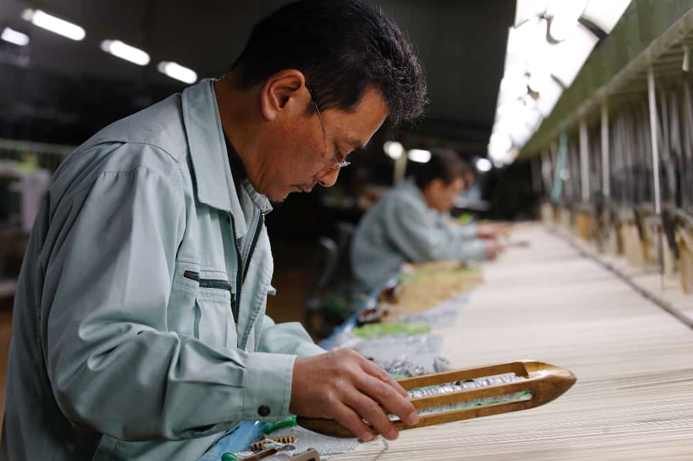 Traditional hand weaving